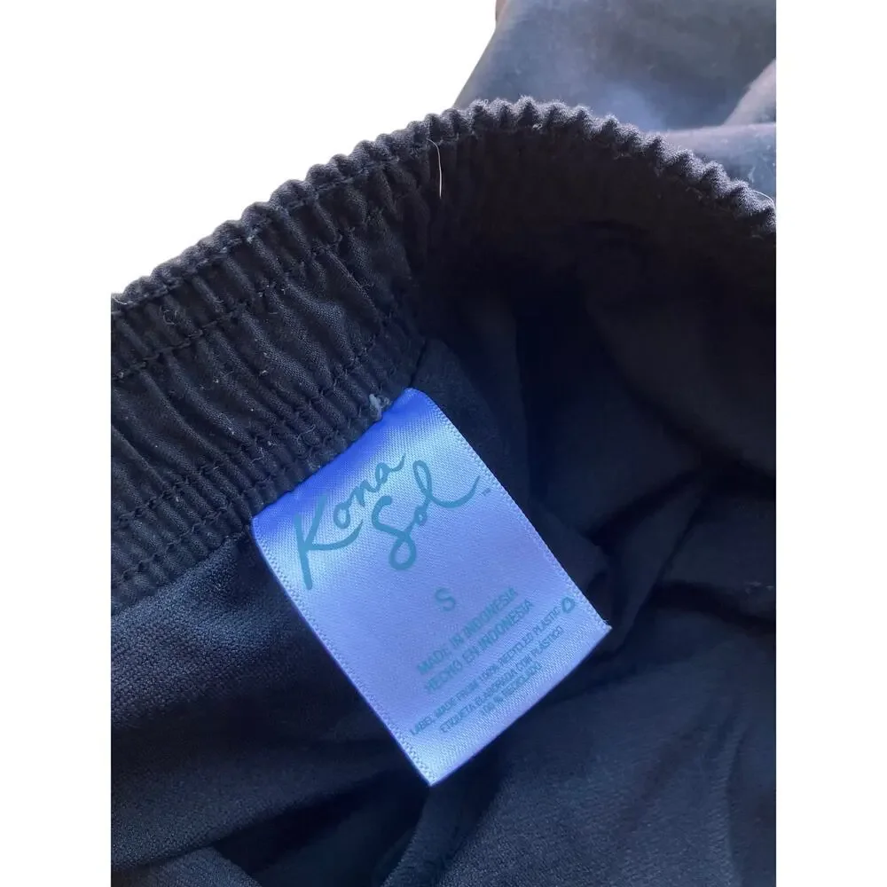 Kona Sol Black Running Shorts with Pockets Size Small